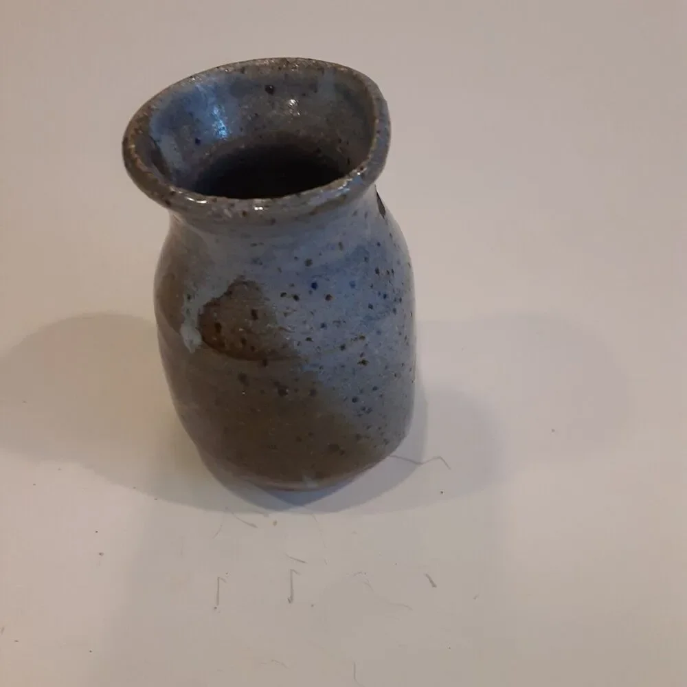Miniature Handmade Stoneware Hanging Vase Versatile Decor Masculine